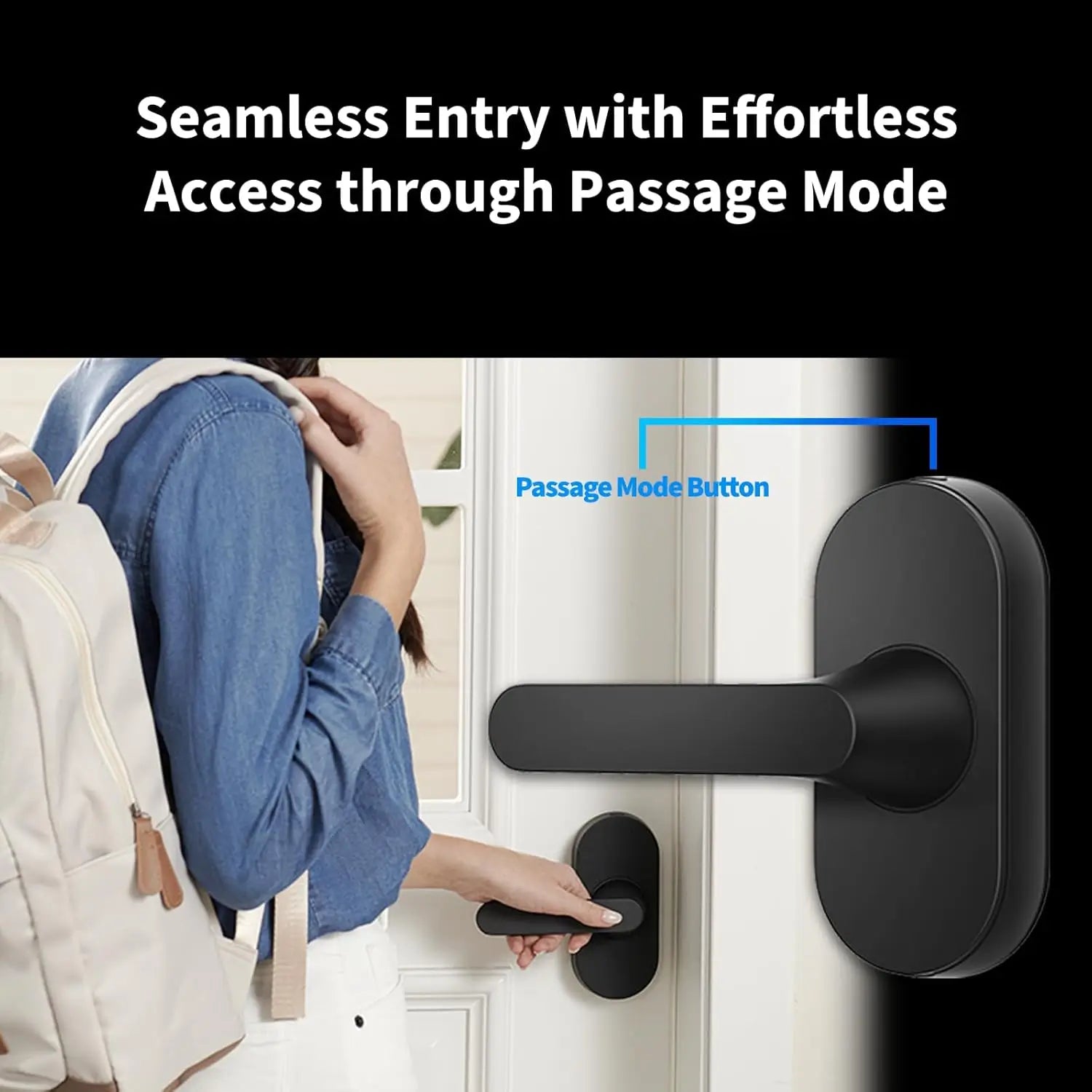 وضع Passage Mode في Aqara Smart Lock U300 للاستخدام المتكرر