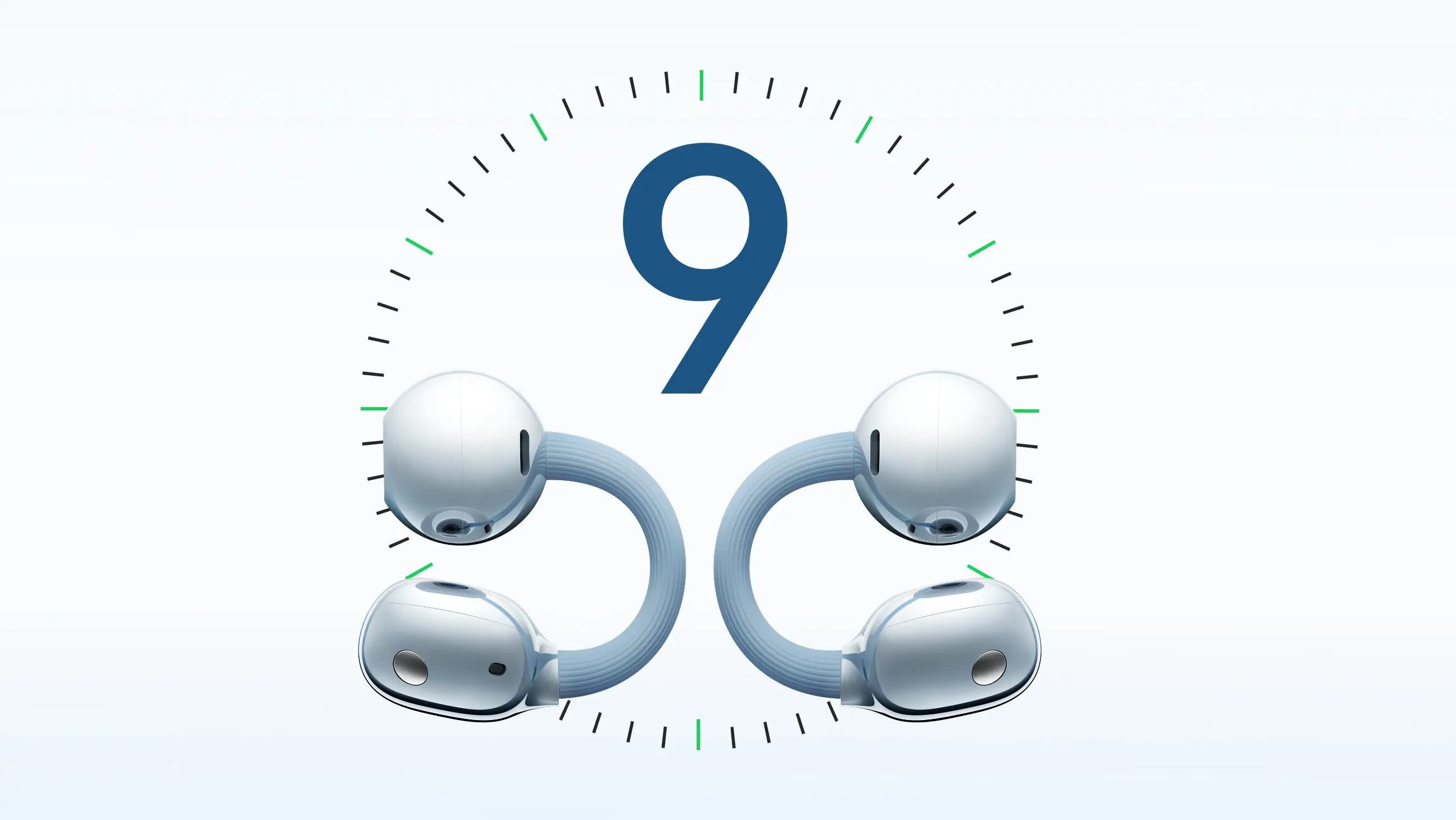 بطارية HUAWEI FreeClip 2 المعلنة حتى 9 ساعات