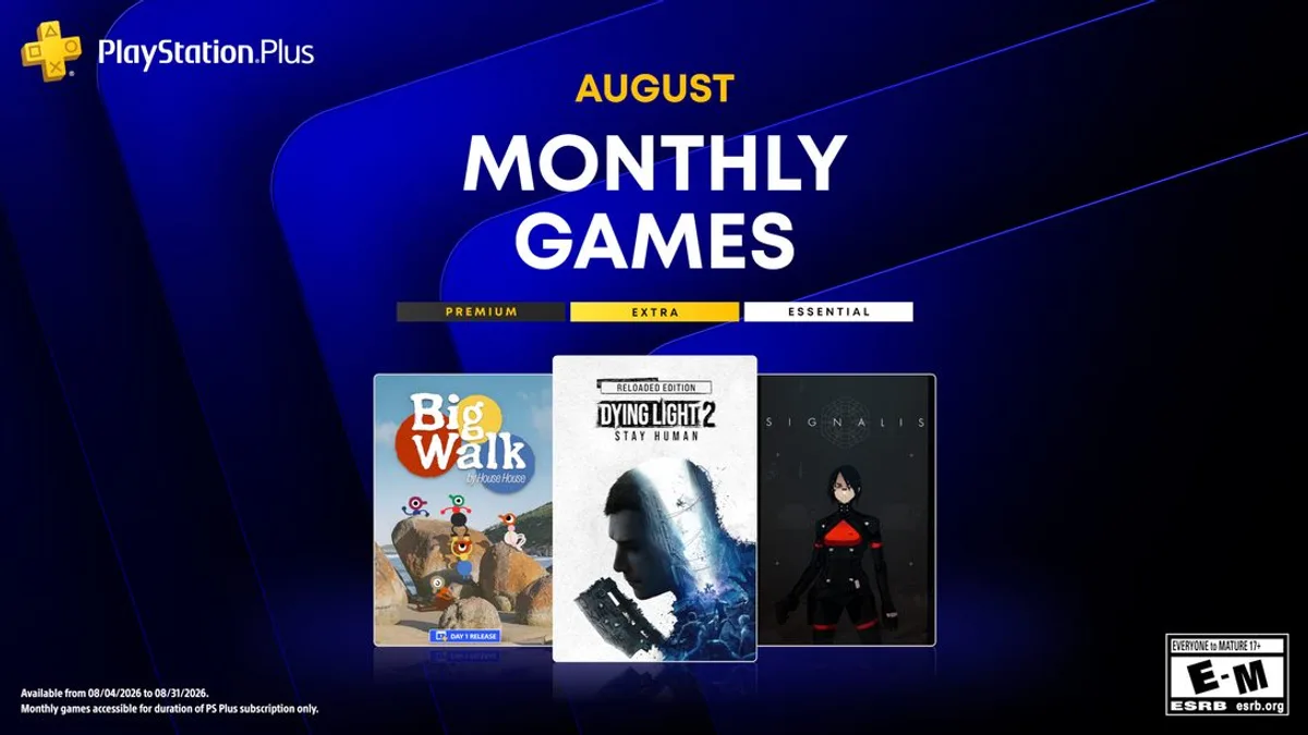 ألعاب PlayStation Plus في أغسطس: شهر صغير لكنه متنوع