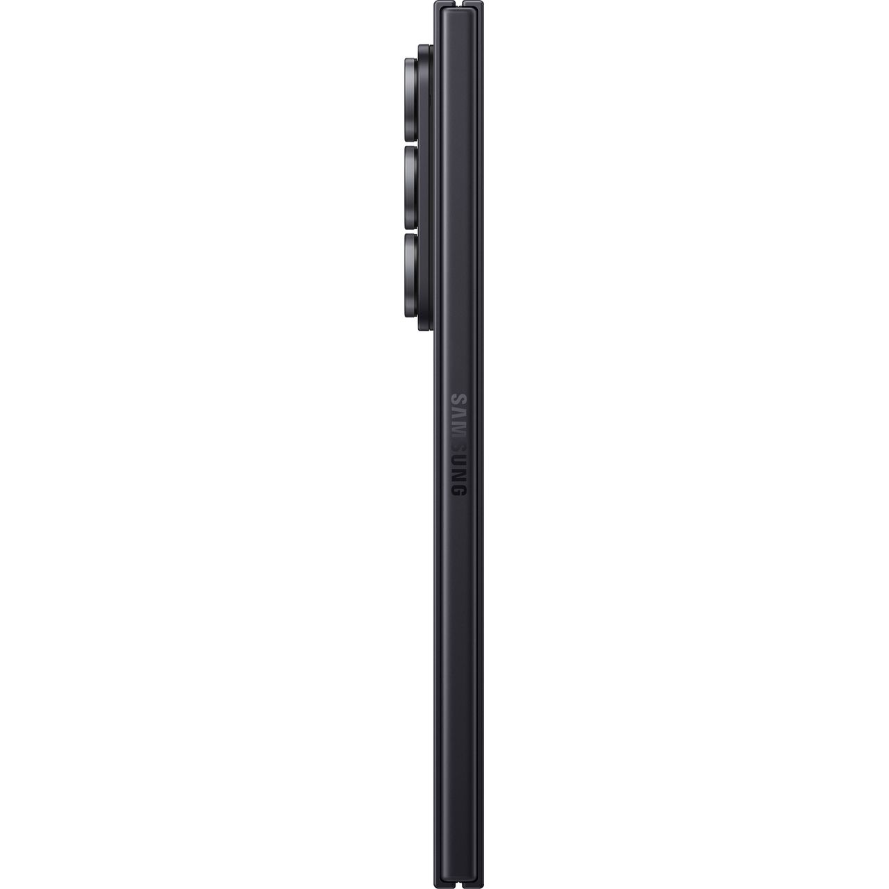 الهيكل الجانبي النحيف لهاتف Samsung Galaxy Z Fold7 عند الطي